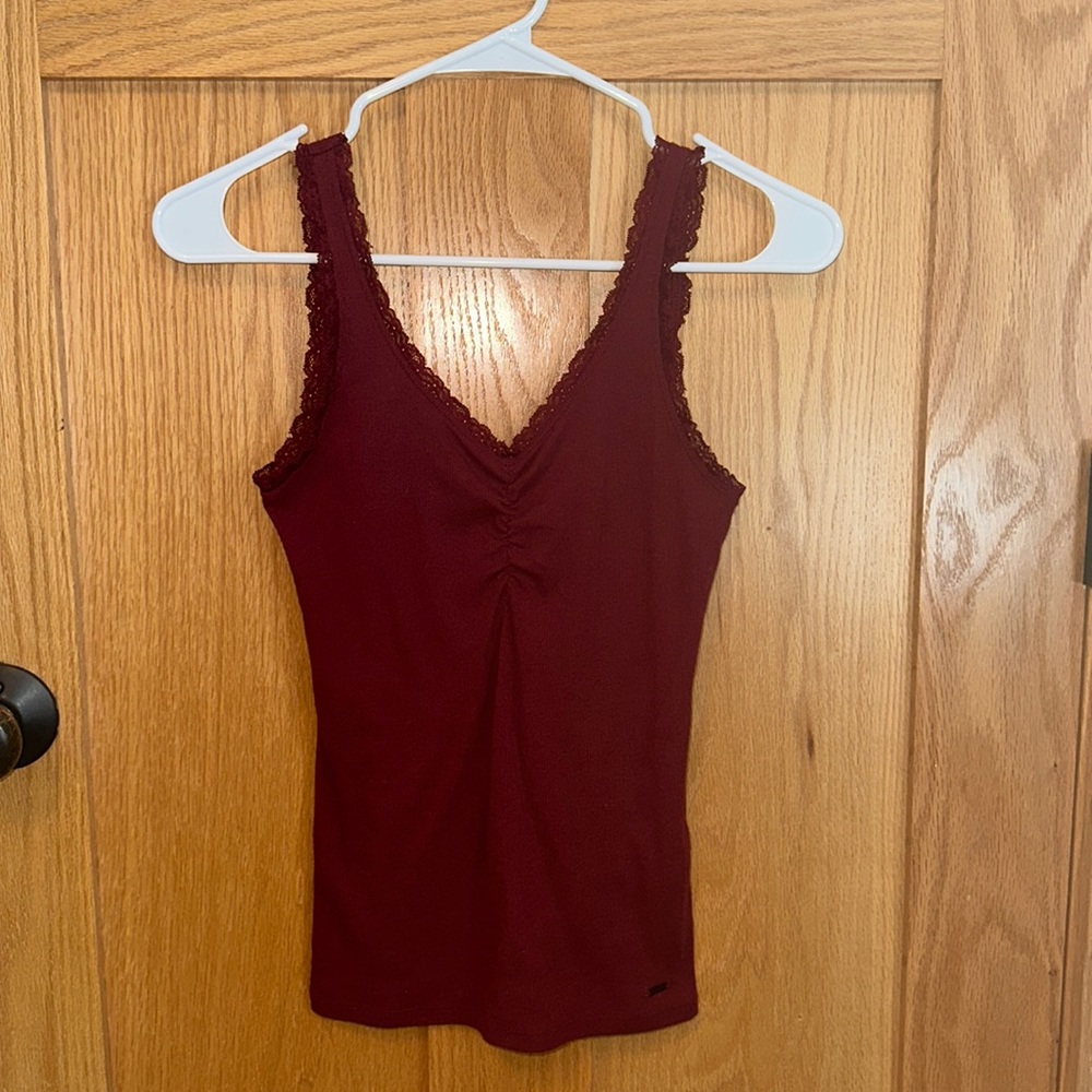 hollister lace tank top